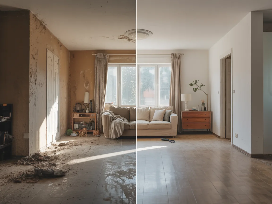 Interior Cleaning Before and After Transformation